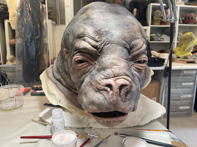 Masque de phoque terminé avec peau silicone