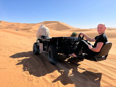 Pilotage du buggy dans les dunes du Sahara