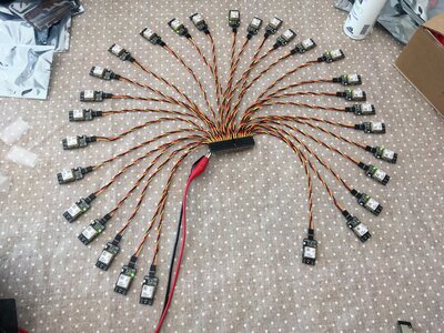 Programmation en masse - 30 modules BALIZ connectés pour flashage firmware